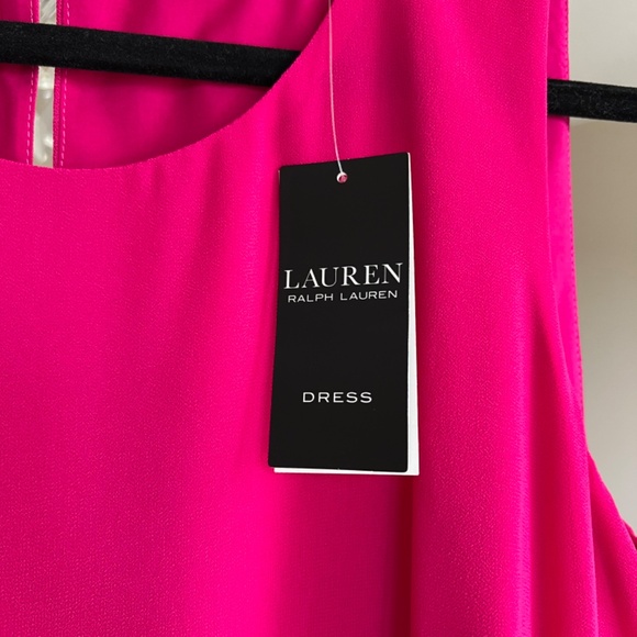 RALPH LAUREN FUSIA DRESS SZ. 10 - Picture 2 of 6